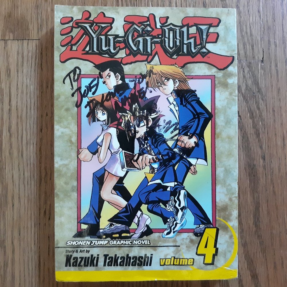 Yu-Gi-Oh! Manga Volume 4 SIGNED!